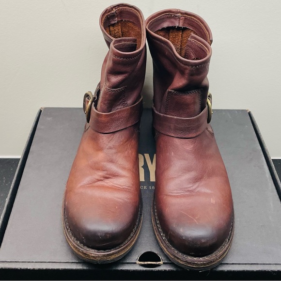 Frye Veronica Booties Redwood 7.5 size - Picture 8 of 11